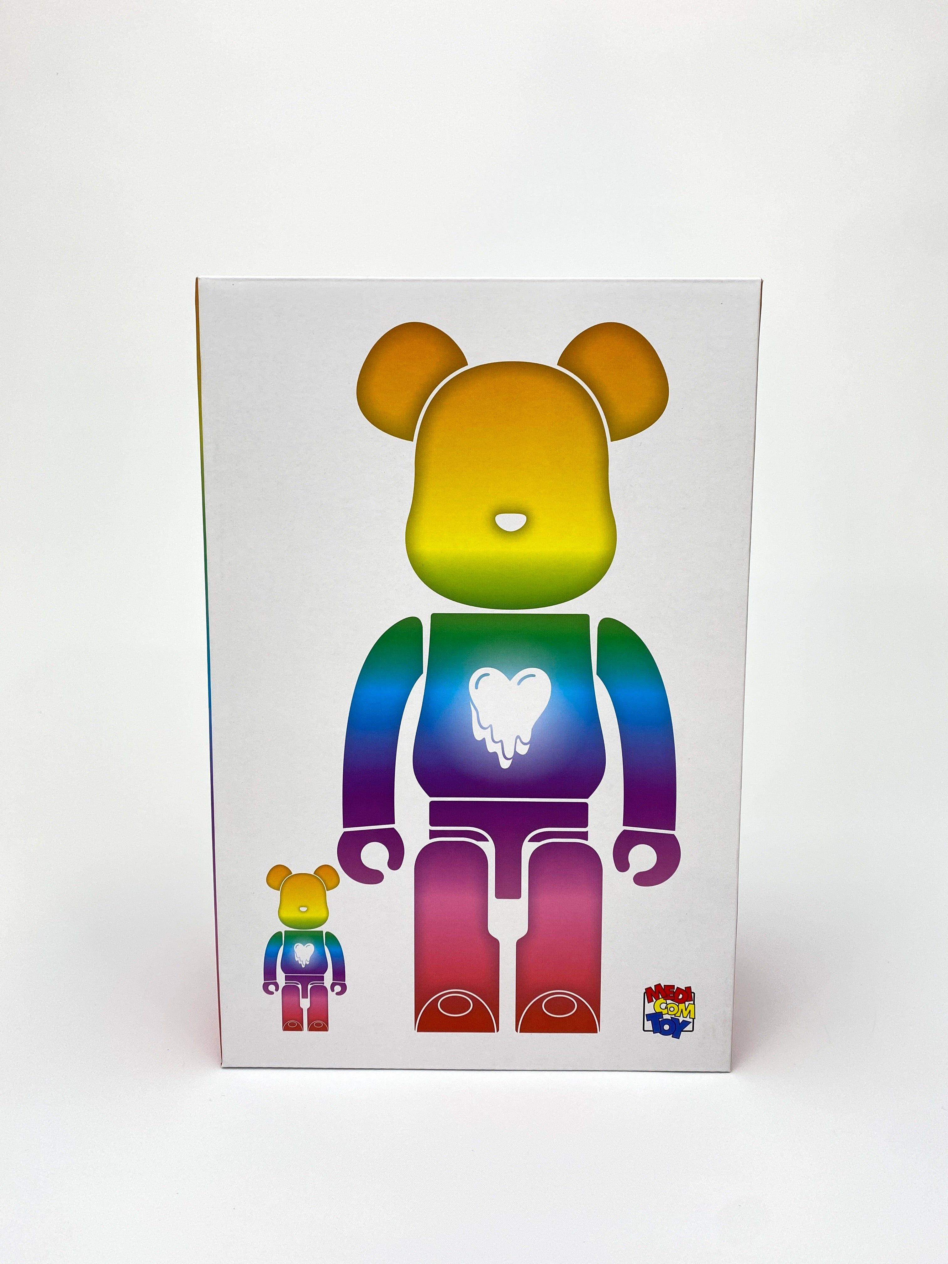 Bearbrick x Emotionally Unavailable 400% u0026 100% (Gradient Heart)