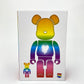 Bearbrick Emotionally Unavailable Gradient Heart 400% and 100% Box Front