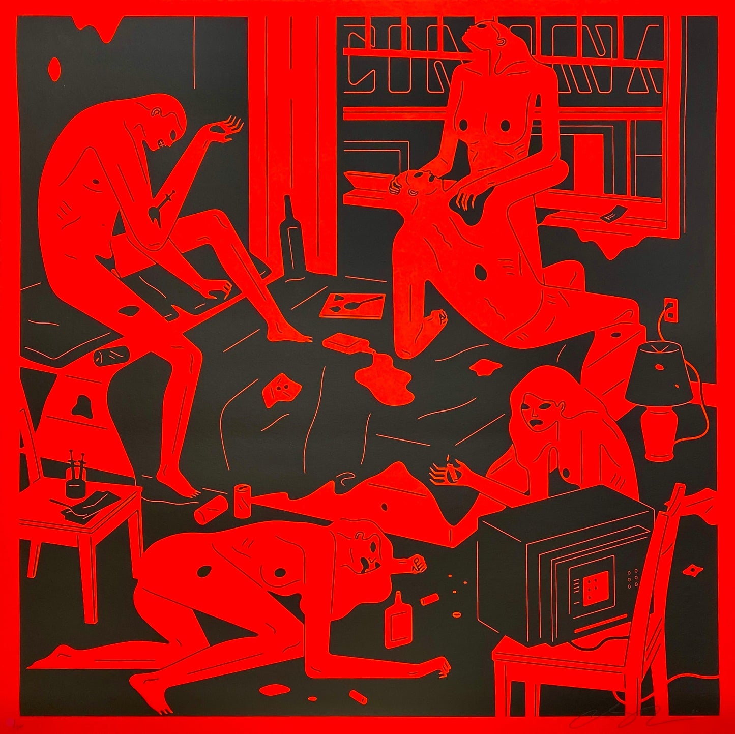 Cleon Peterson Park Ave Red and Black