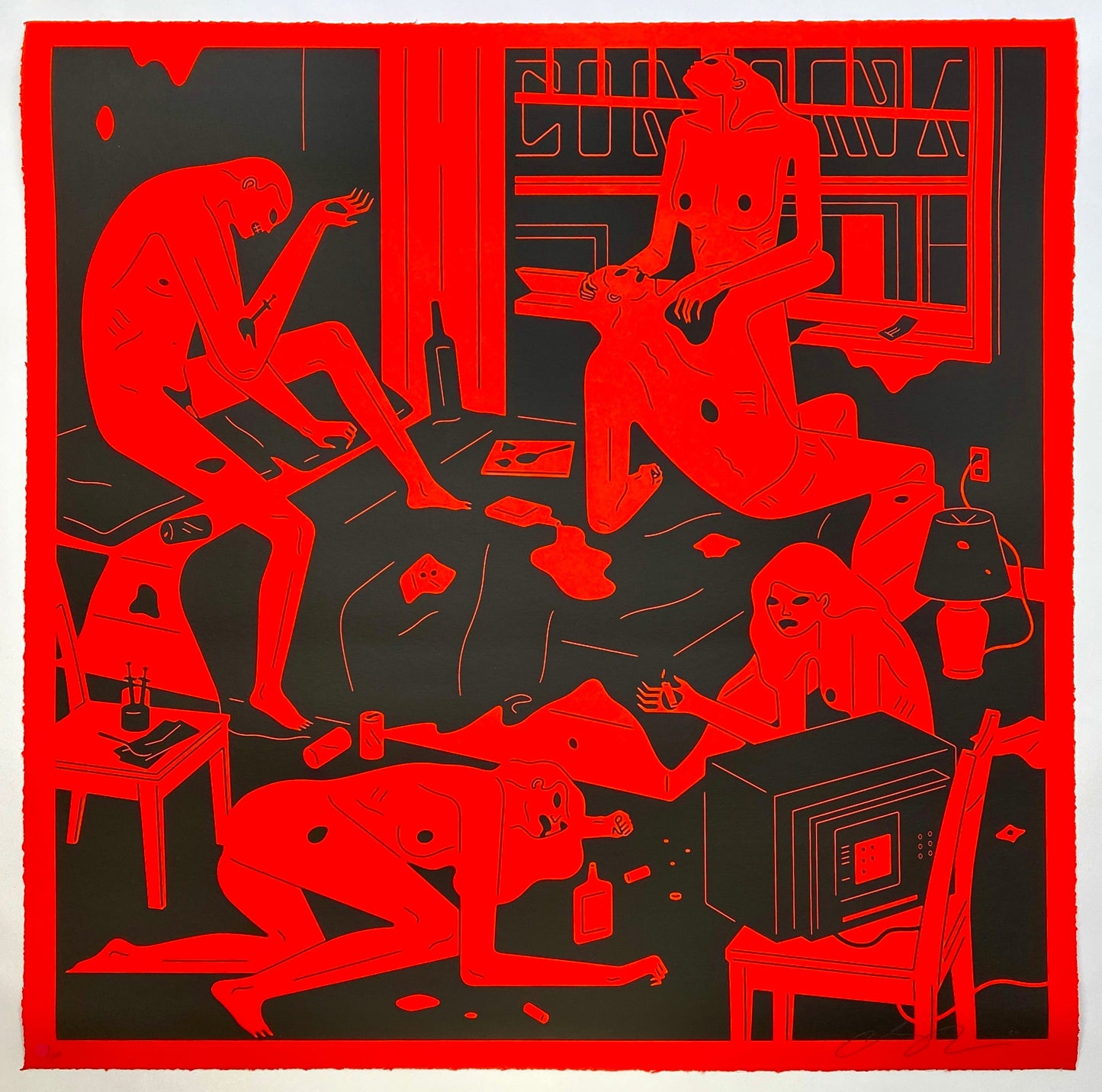 Cleon Peterson Park Ave Red and Black