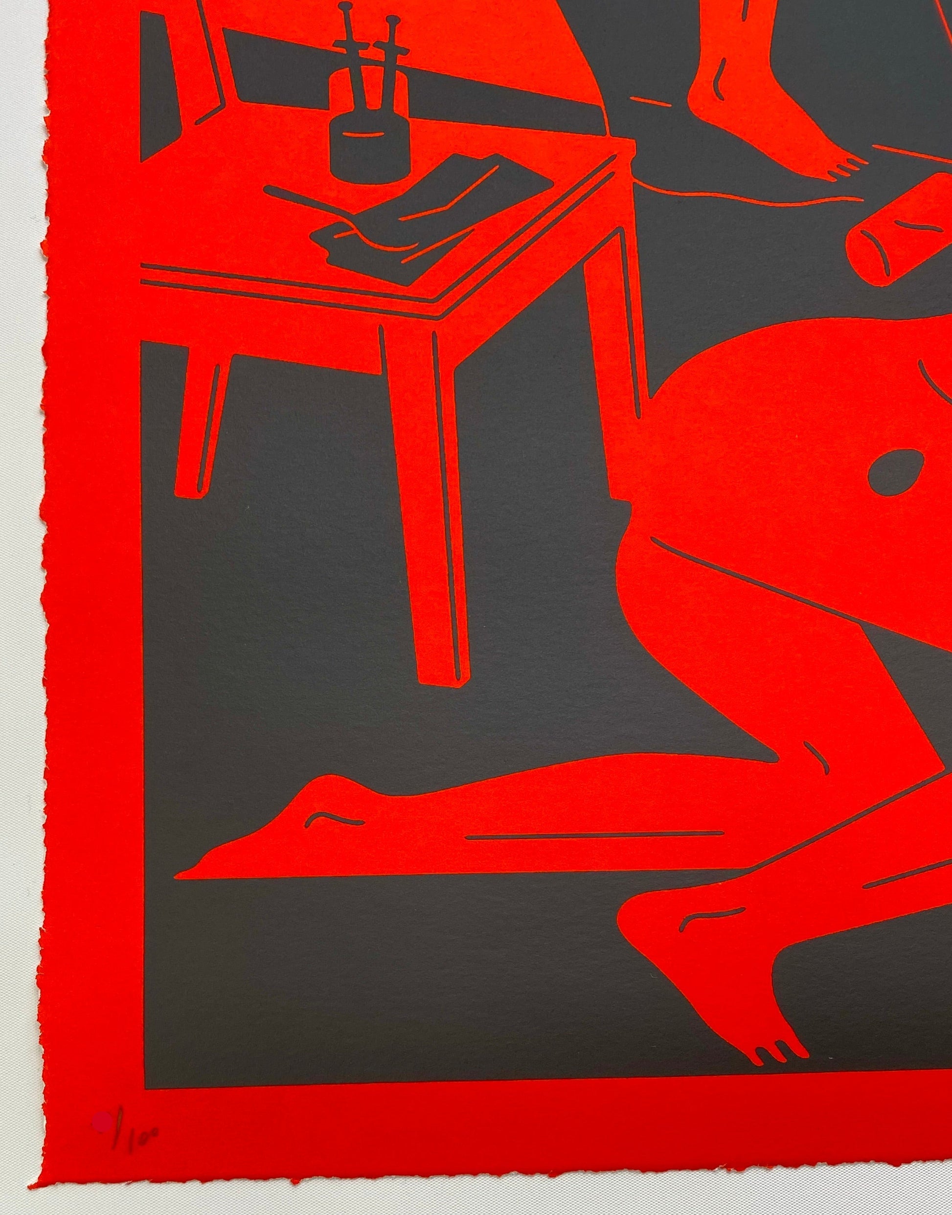 Cleon Peterson Park Ave Red and Black Bottom Left Corner