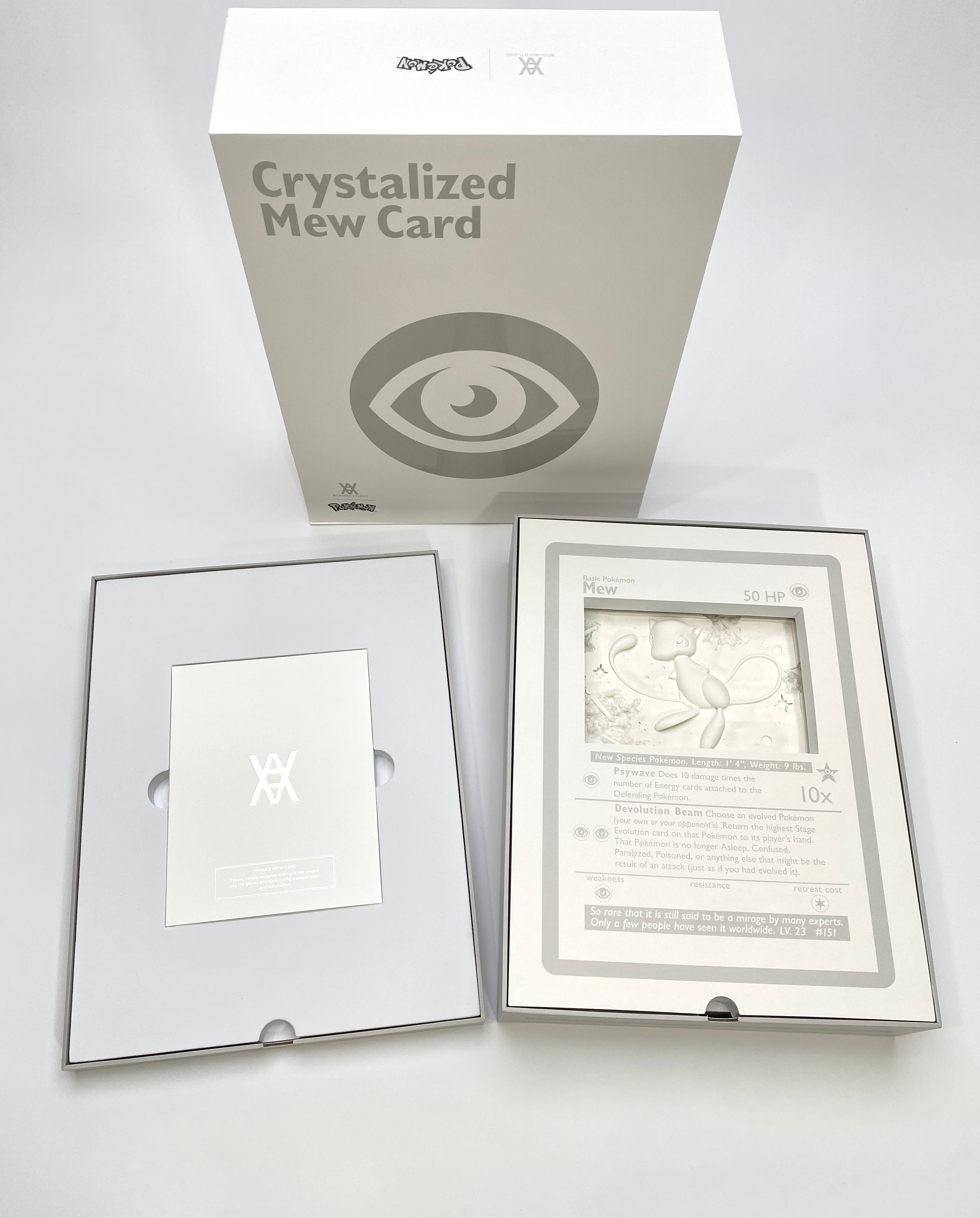 Daniel Arsham - White Crystalized Mew Card